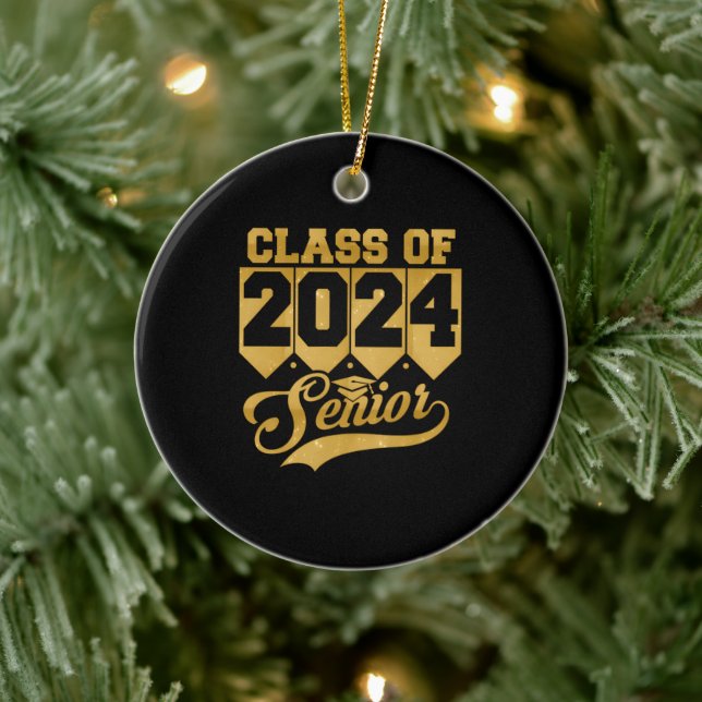Class Of 2024 Senior High School Ceramic Tree Decoration (Tree)
