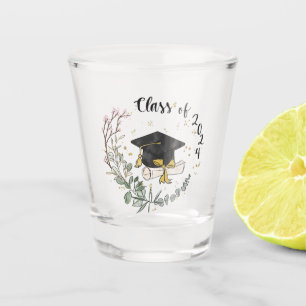 Class of 2024 shot glass