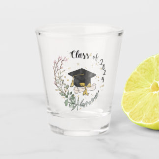Class of 2024 shot glass