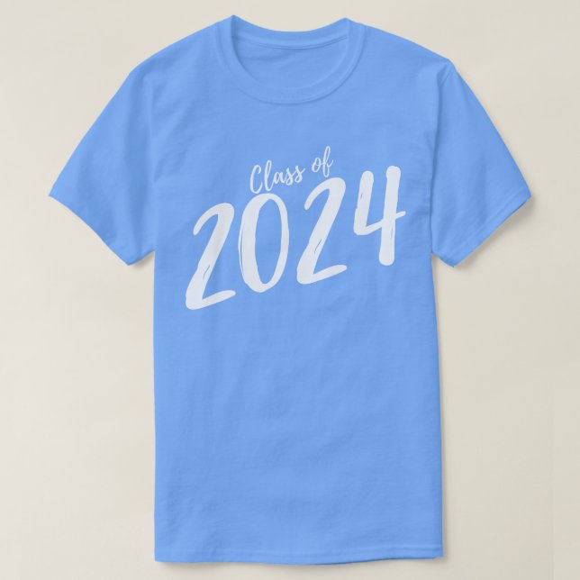 Class Of 2024 Simple Typography 2024 Design for Cl T-Shirt (Design Front)