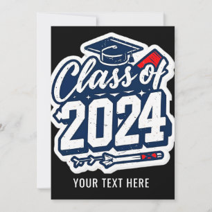 Class Of 2024 Students And Teachers Graduation  Invitation