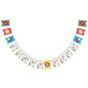 Class of 2024 Tropical Luau Graduation Banner