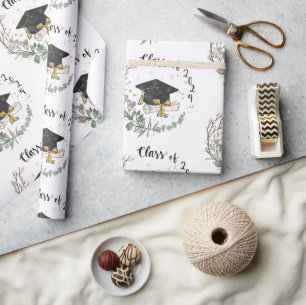 Class of 2024 wrapping paper