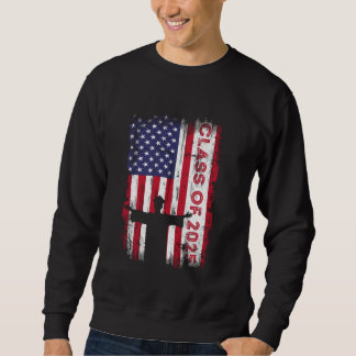 Class of 2025 American Flag Senior Graduation 2025 Sweatshirt
