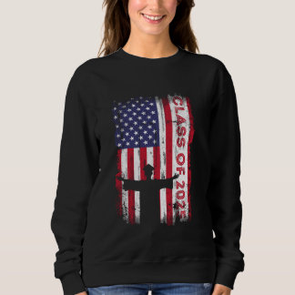 Class of 2025 American Flag Senior Graduation 2025 Sweatshirt