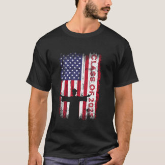 Class of 2025 American Flag Senior Graduation 2025 T-Shirt