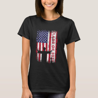 Class of 2025 American Flag Senior Graduation 2025 T-Shirt