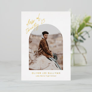 Class of 2025 Arch Photo Graduation Gold