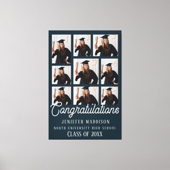 class of 2025, class of 2026 graduation  canvas print (Front)