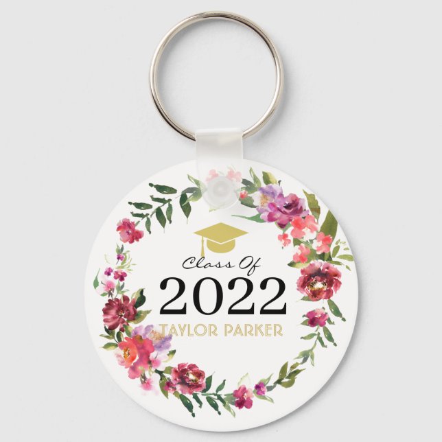 class of 2025, class of 2026 graduation  key ring (Front)