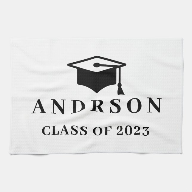 class of 2025, class of 2026 graduation  tea towel (Horizontal)