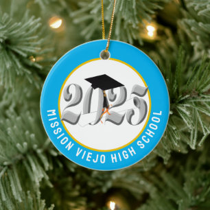 Class of 2025 Custom Photo Graduation Ceramic Tree Decoration
