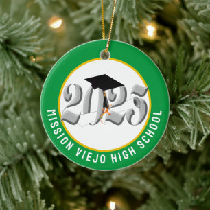 Class of 2025 Custom Photo Graduation Ceramic Tree Decoration