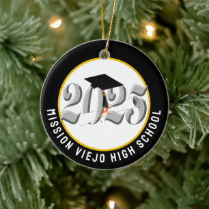 Class of 2025 Custom Photo Graduation Ceramic Tree Decoration