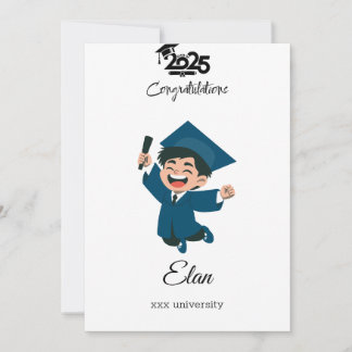 Class of 2025 Graduation Card – Cute Illustration