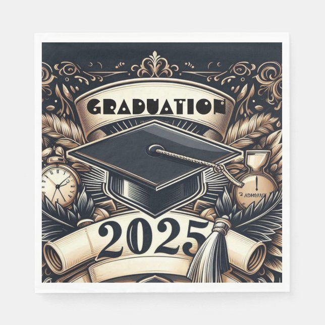 Class of 2025 – Graduation Celebration Napkin (Front)