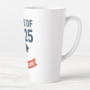 Class of 2025 Graduation Congratulations Gift Latte Mug
