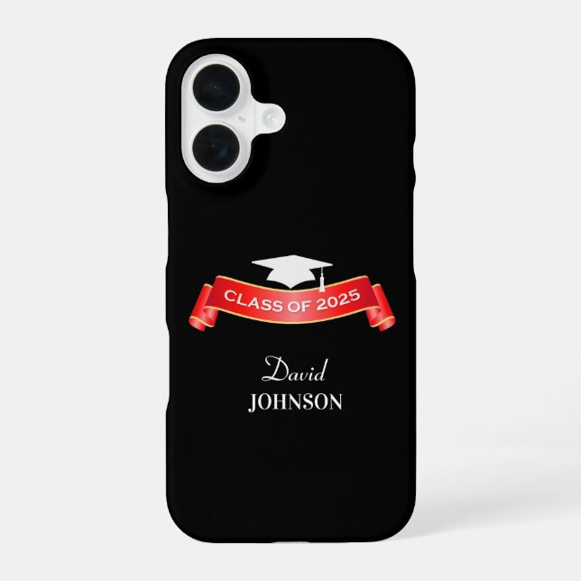 Class of 2025 Graduation iPhone 16 Case (Back)