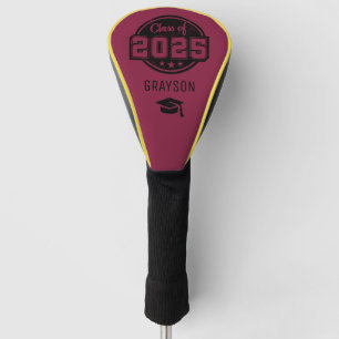 Class of 2025 Graduation Maroon Golf Head Cover
