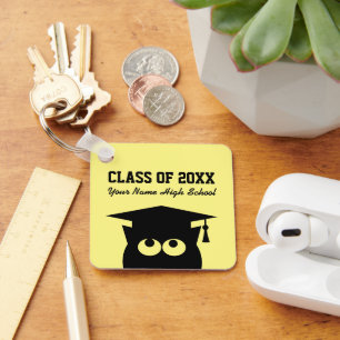 Class of 2025 graduation party favour funny cat key ring