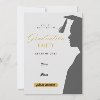 Class of 2025 Graduation Party Invitation