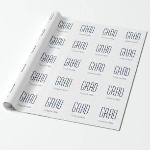 Class of 2025 Graduation Party Minimalist  Wrapping Paper