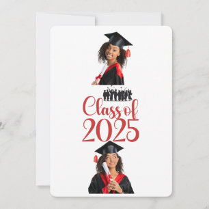 Class of 2025 Graduation Personalised Invitation