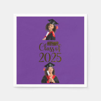 Class of 2025 Graduation Personalised Napkin