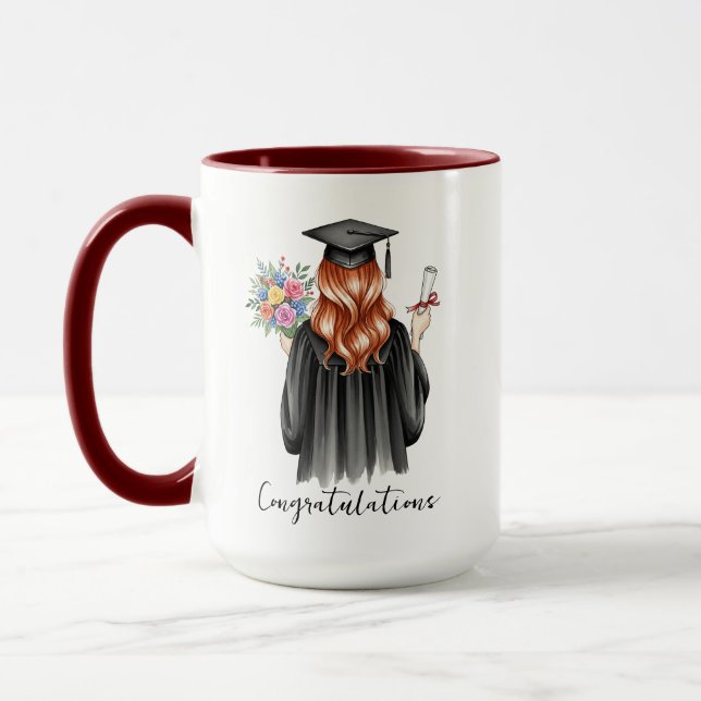 Class of 2025 Graduation Personalized Mug (Left)