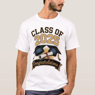 Class of 2025 Graduation T-Shirt - Senior Year Gif
