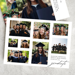CLASS OF 2025 High School COLLAGE Photo Graduation Announcement