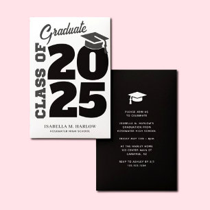 Class of 2025 High School Graduation Invitation
