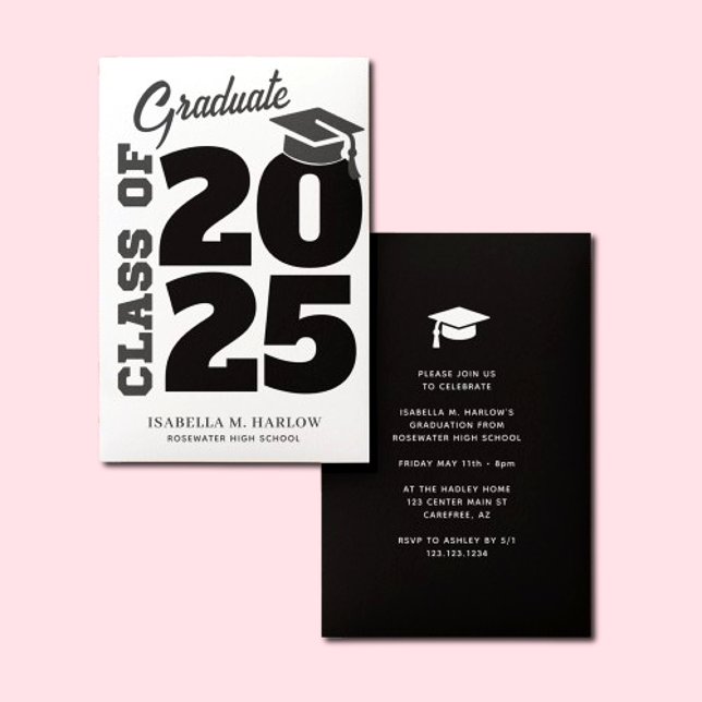 Class of 2025 High School Graduation Invitation (Creator Uploaded)