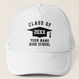 Class of 2025 high school graduation party trucker hat