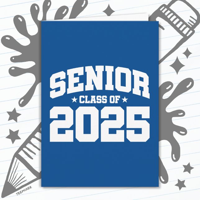 Class of 2025 High School Graduation Senior 2025 Card (Creator Uploaded)