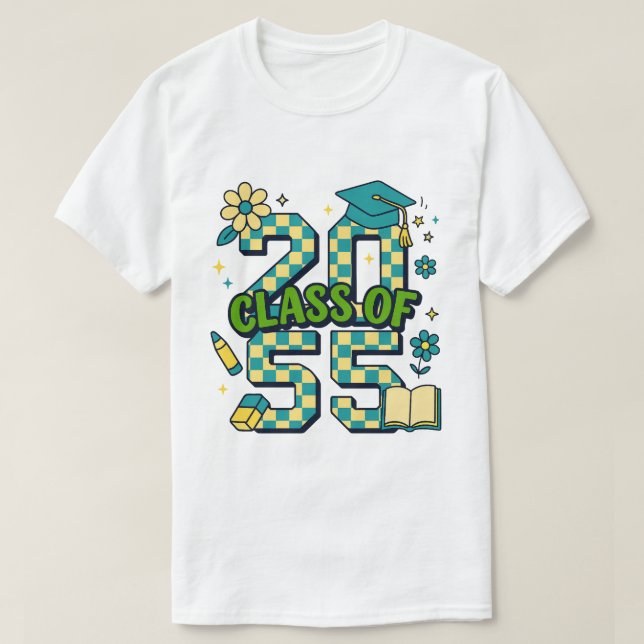 Class of 2025 I Am So Done Graduation For Him Her  T-Shirt (Design Front)
