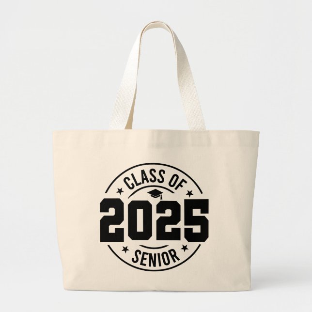 Class of 2025 Large Tote Bag (Front)