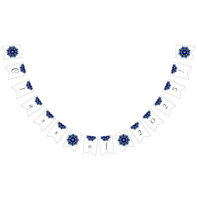 Class of 2025! Mandala in dark blue Bunting (All)