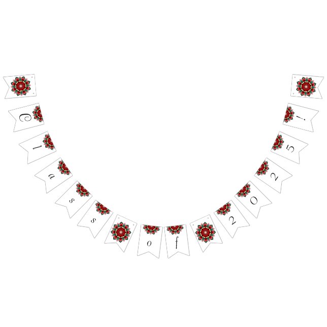 Class of 2025! Mandala in red Bunting (All)