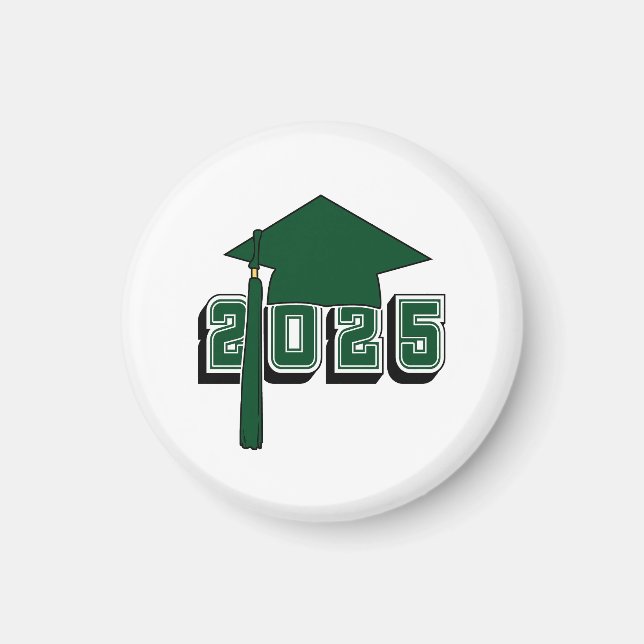 Class of 2025 Mortar Board Design Magnet (Front)