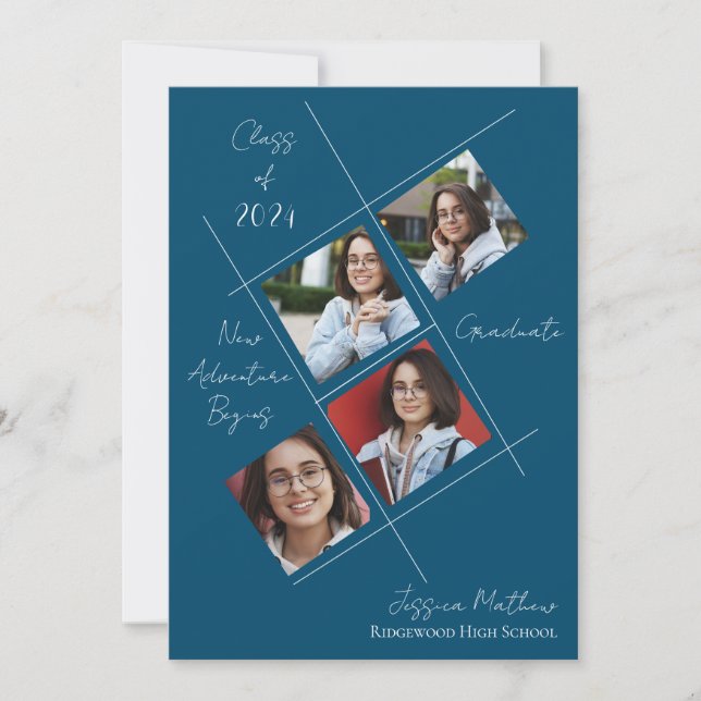 Class Of 2025  Multi Photo Graduation Announcement (Front)