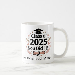 Class of 2025 – Personalized Graduation Mug