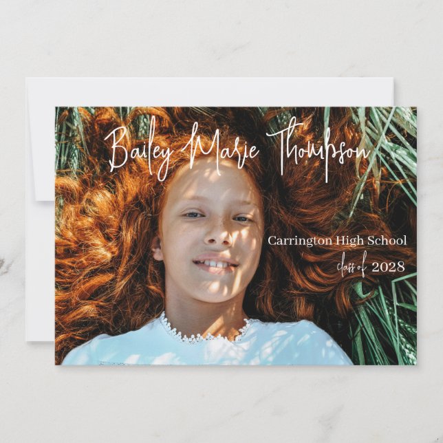 Class of 2025 Photo Graduation Announcement (Front)