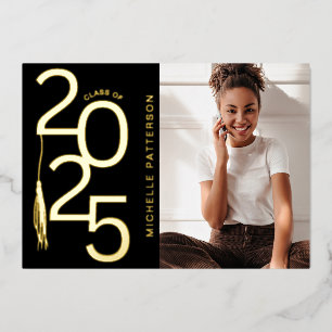 Class of 2025 Photo Graduation Gold