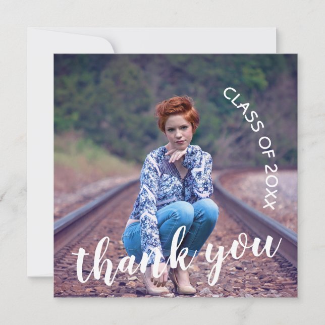 Class of 2025 Photo Graduation Thank You (Front)