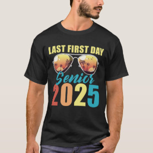 Class of 2025 Retro Last First Day Senior 2025 T-Shirt