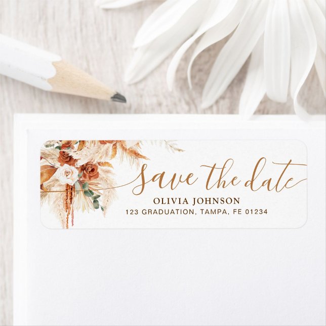 Class of 2025 Save The Date Graduation Label  (Creator Uploaded)