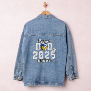 Class of 2025 - Senior 2025 - Volleyball Dad Denim Jacket