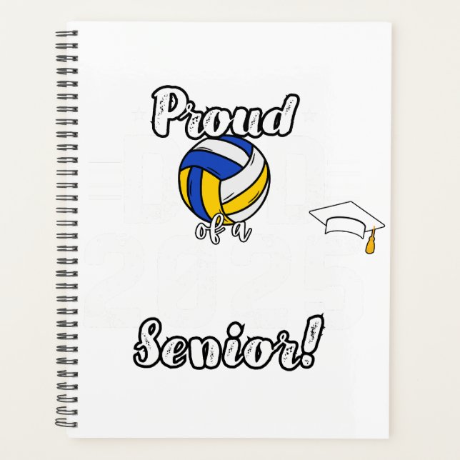 Class of 2025 - Senior 2025 - Volleyball Dad Planner (Front)