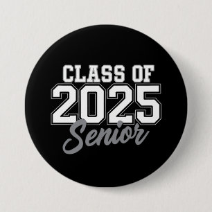 Class Of 2025 Senior Back To School 2025 Vintage  7.5 Cm Round Badge